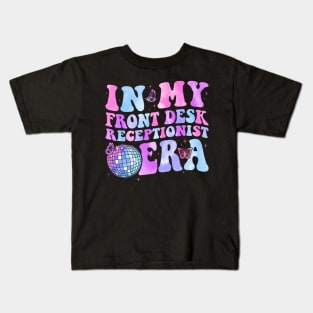 Groovy In My Front Desk Receptionist Era Kids T-Shirt